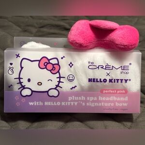 NWT•Hello Kitty Plush Spa Headband